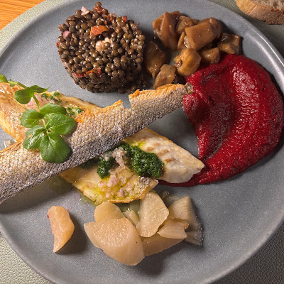 Plat servi chez Restaurant Le Bois Clair, photographié par Dorothée Giroud